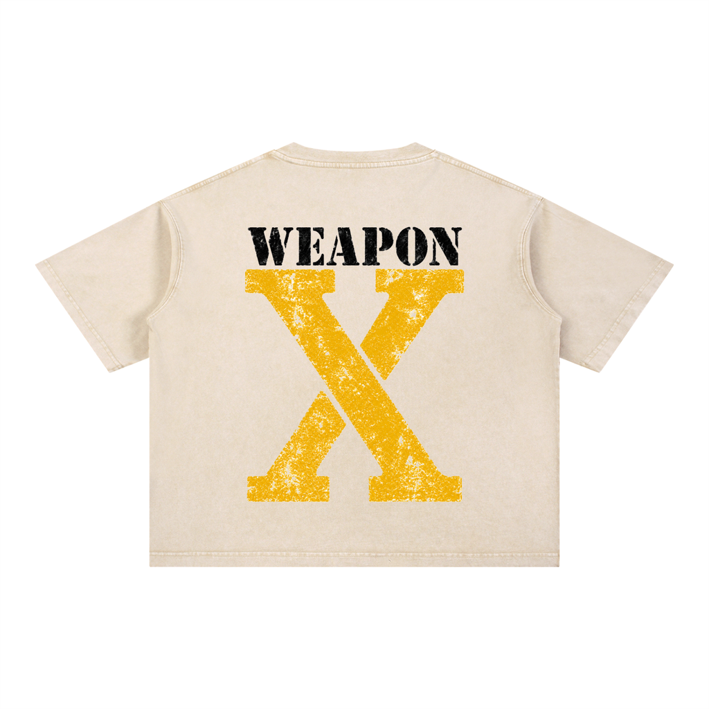 Mineral Wash Boxy Cotton T-Shirt