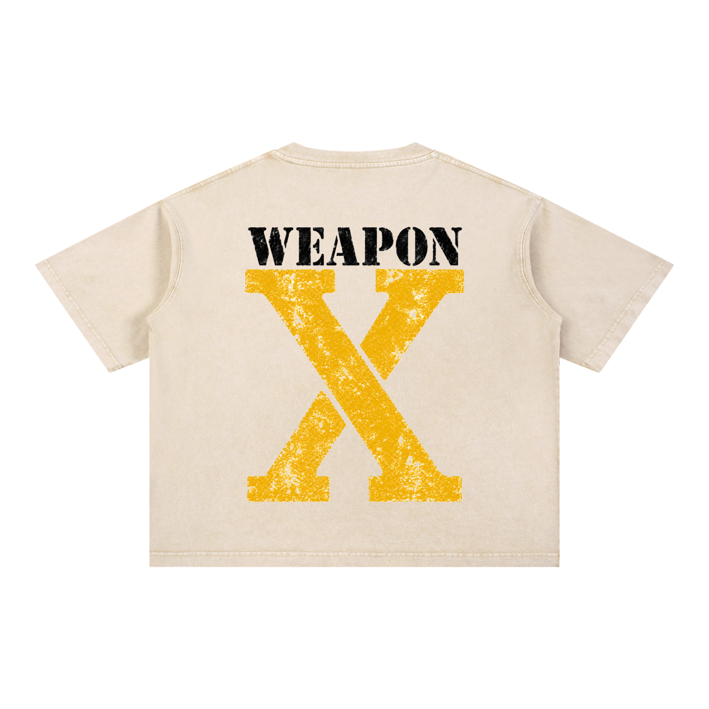 Mineral Wash Boxy Cotton T-Shirt