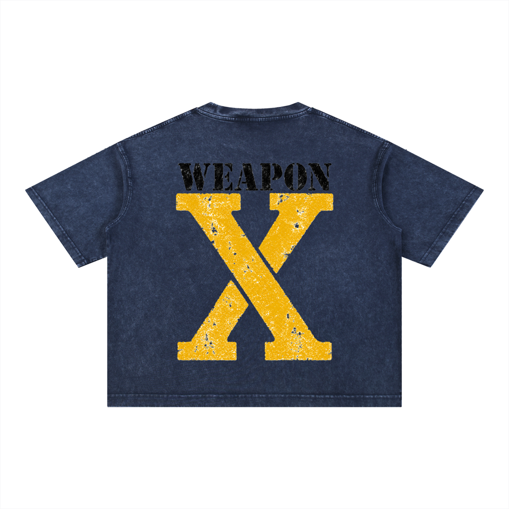 Mineral Wash Boxy Cotton T-Shirt
