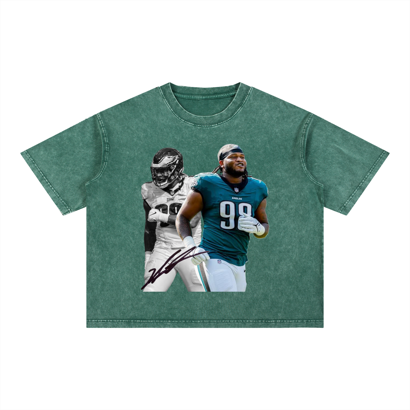 Mineral Wash Boxy Cotton T-Shirt