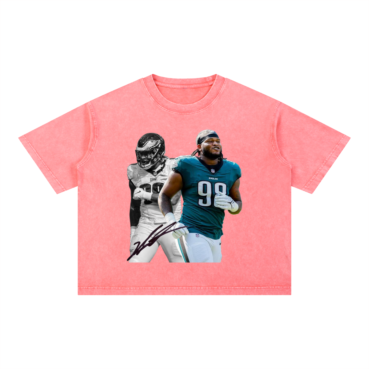 Mineral Wash Boxy Cotton T-Shirt