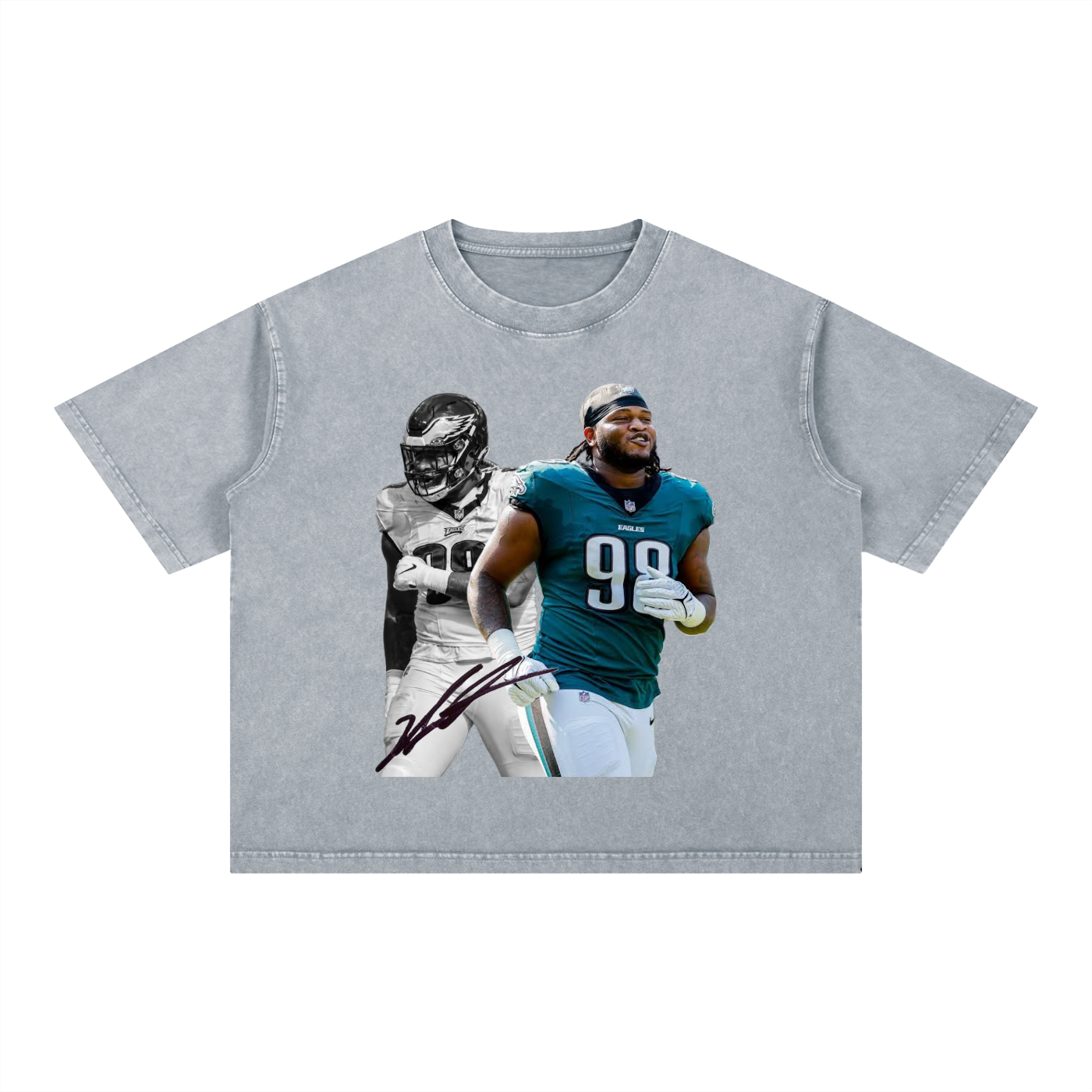 Mineral Wash Boxy Cotton T-Shirt