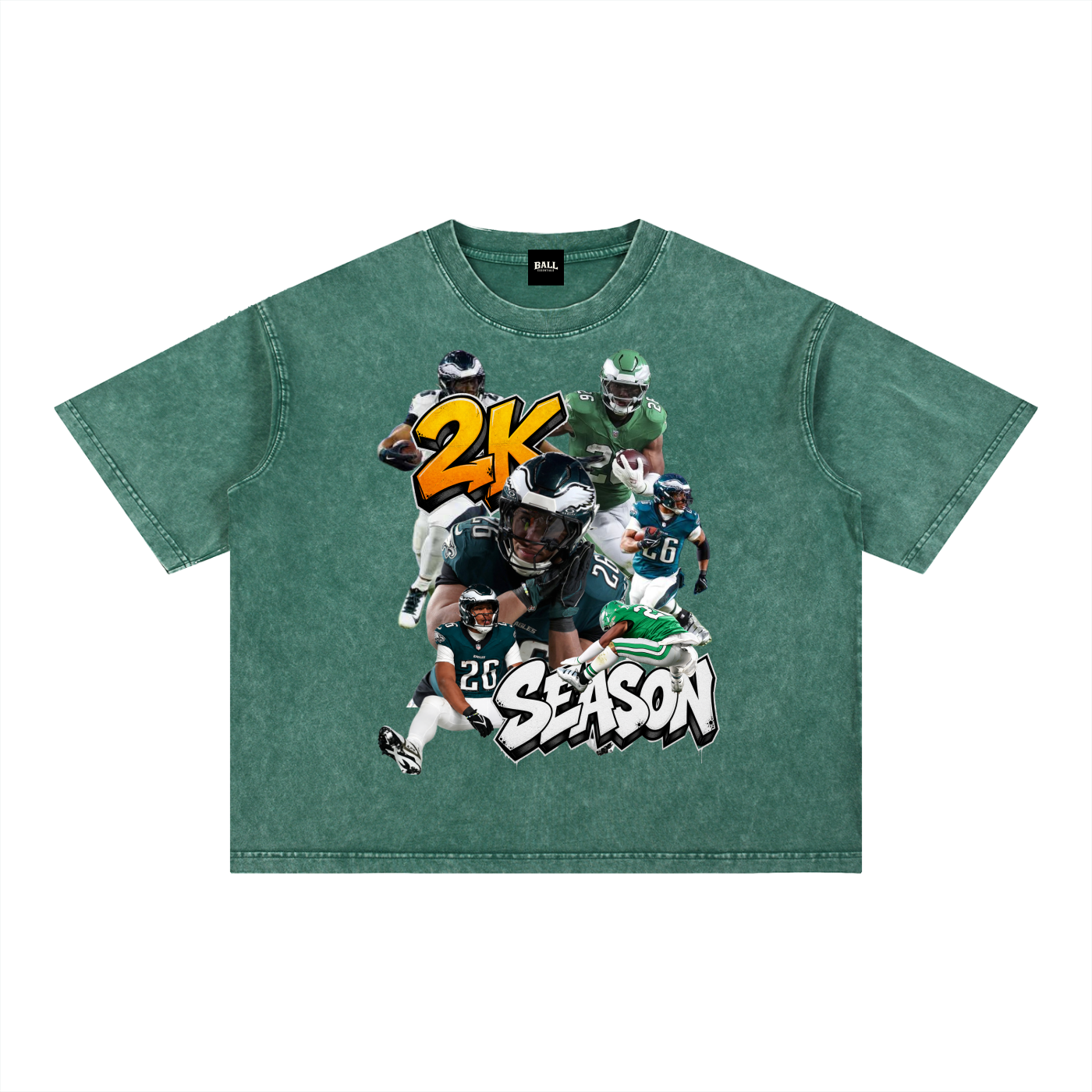 Mineral Wash Boxy Cotton T-Shirt