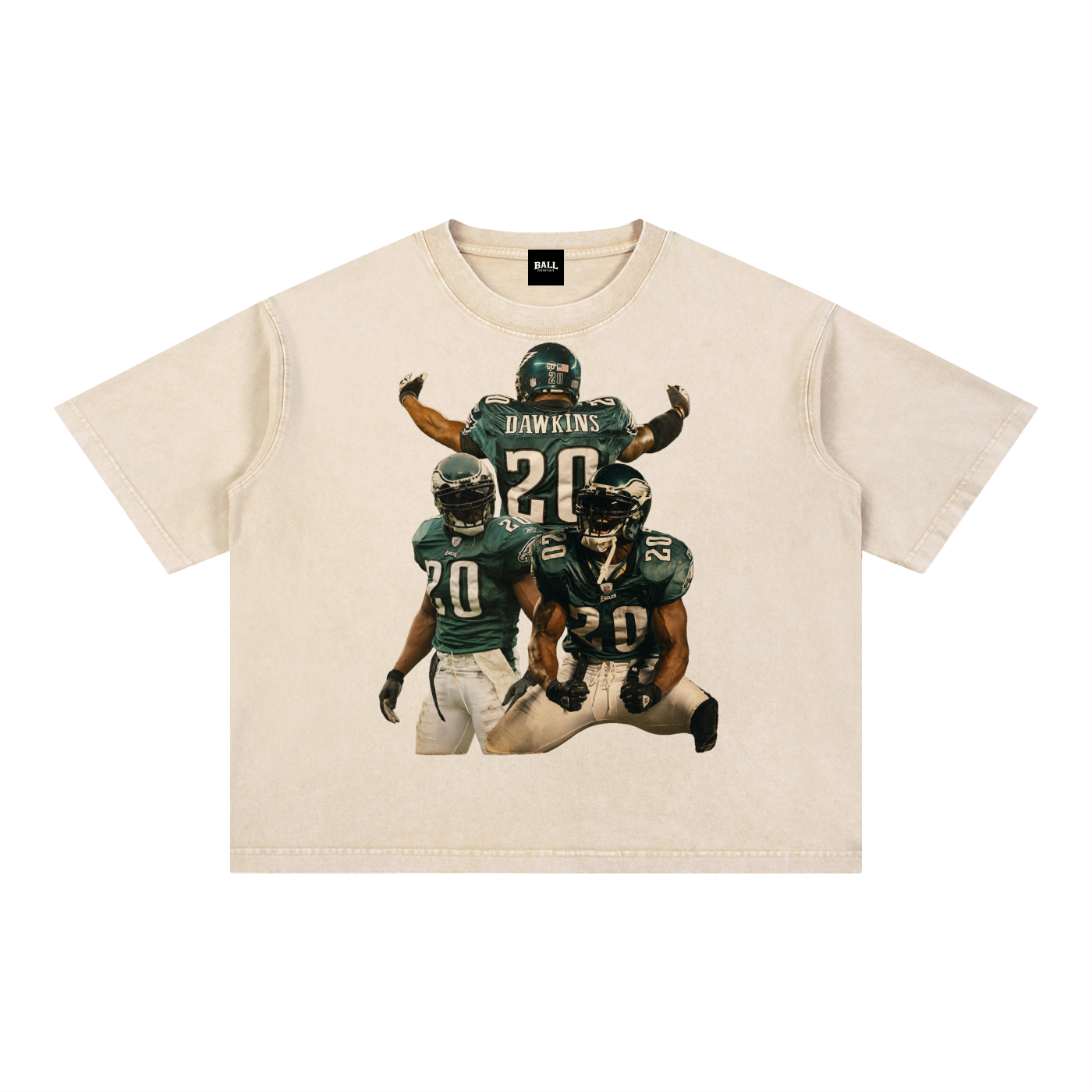 Mineral Wash Boxy Cotton T-Shirt