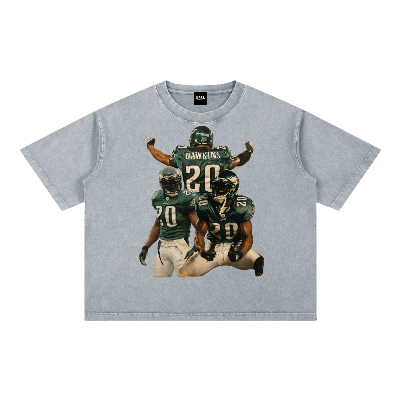 Mineral Wash Boxy Cotton T-Shirt