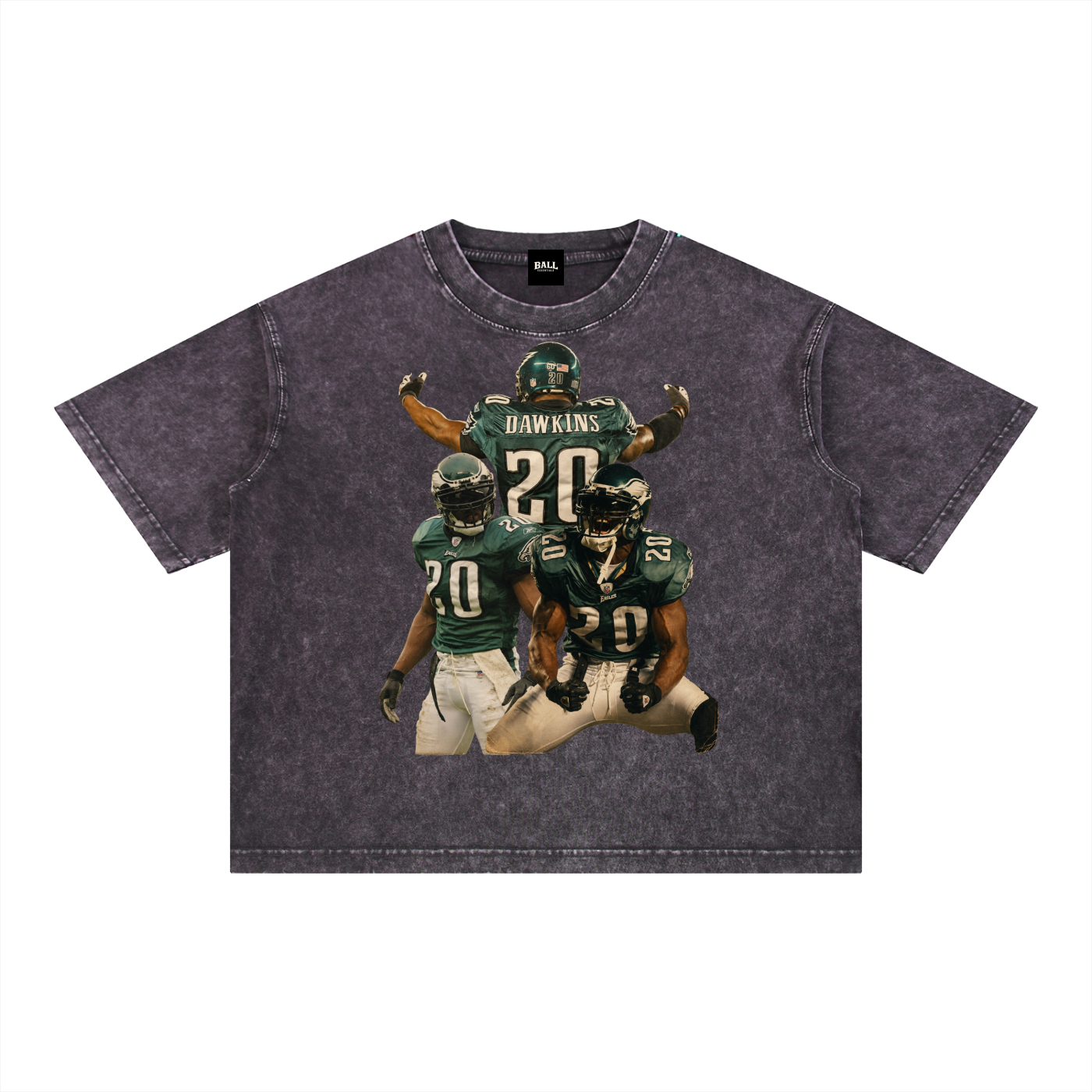 Mineral Wash Boxy Cotton T-Shirt