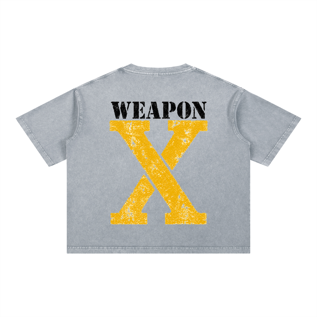 Mineral Wash Boxy Cotton T-Shirt