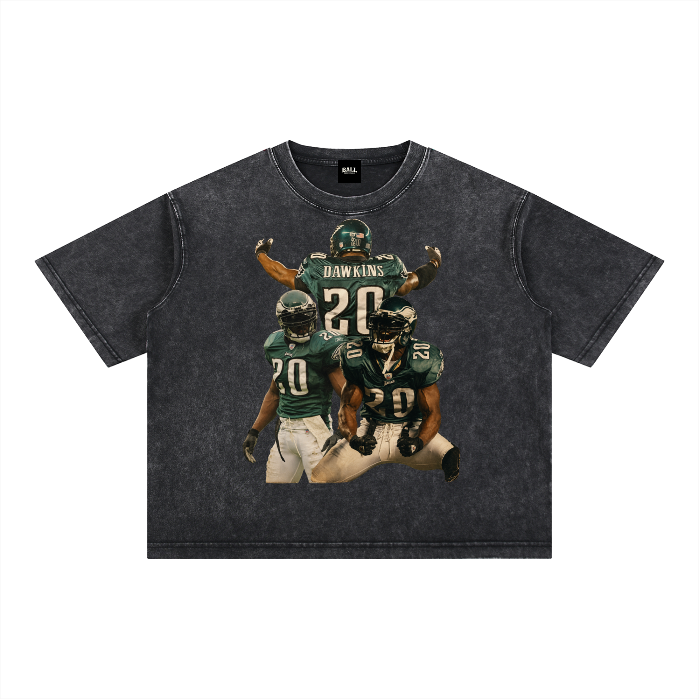 Mineral Wash Boxy Cotton T-Shirt