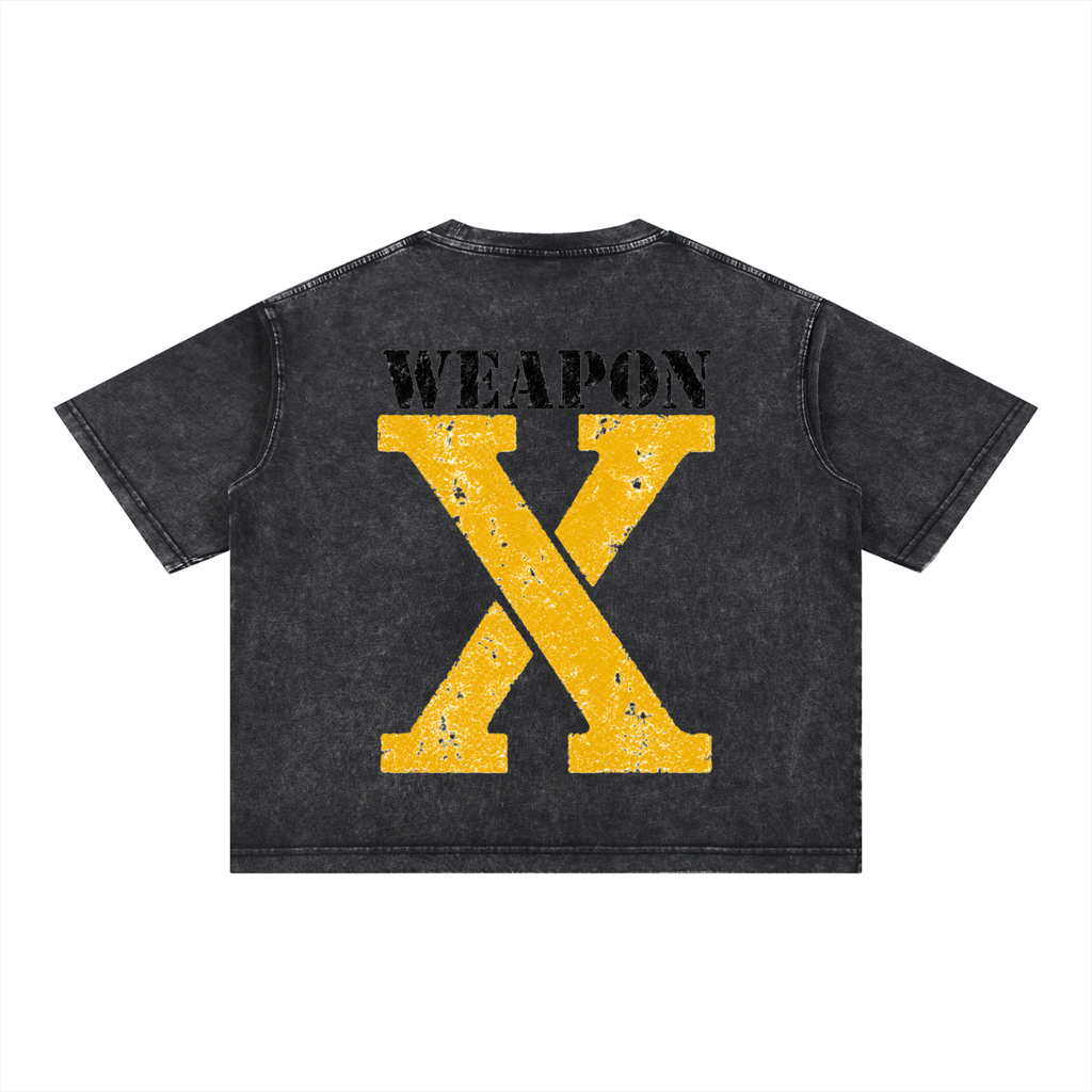 Mineral Wash Boxy Cotton T-Shirt