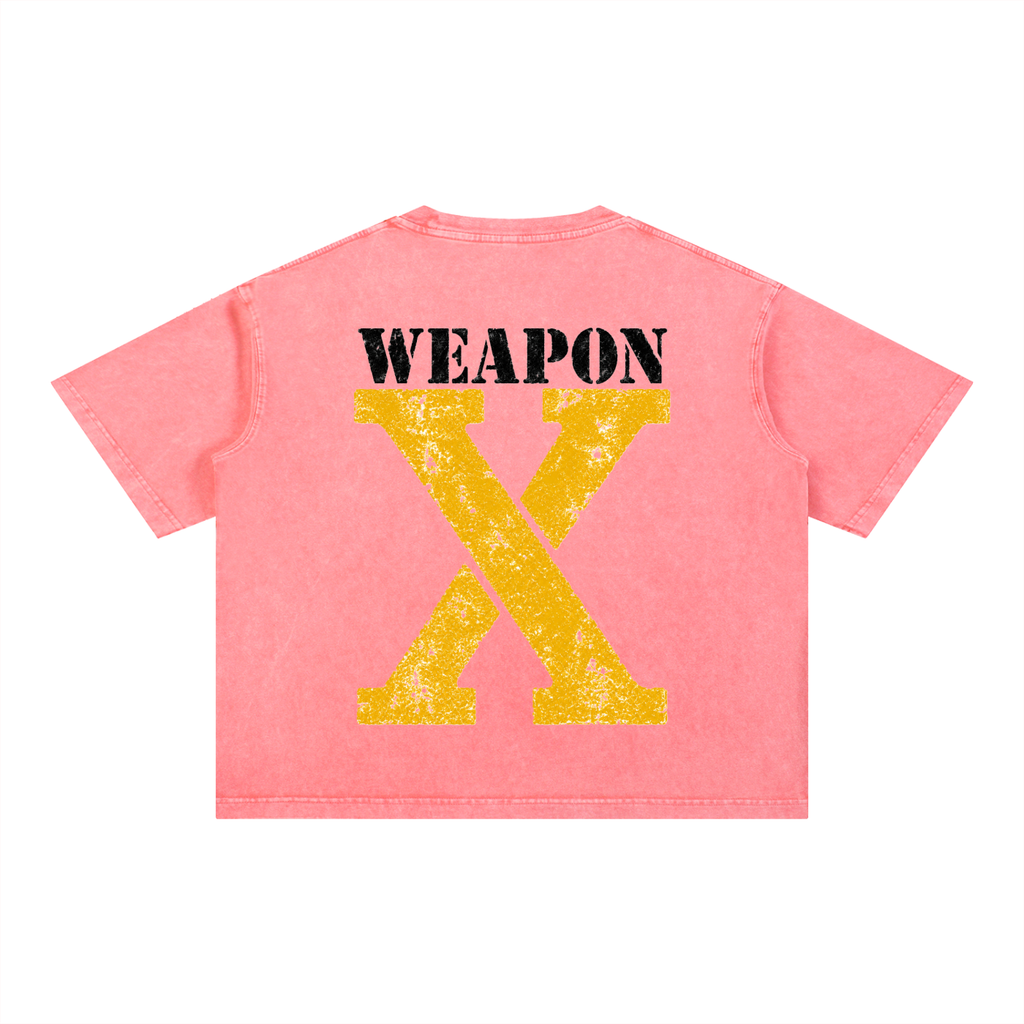 Mineral Wash Boxy Cotton T-Shirt